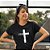 Baby Look Feminina Cristã Foi Por Amor - Imagem 3