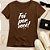 Baby Look Feminina Cristã Marrom Foi Por Você - Imagem 1