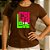 Baby Look Feminina Cristã Marrom God is Love - Imagem 2