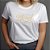 Baby Look Feminina Branca Cristã Blessed - Imagem 2