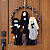 Guirlanda Halloween Mulheres Addams Macramé - Imagem 2