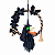 Guirlanda Halloween Bruxa Elphaba Artesanal - Imagem 1