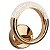 Arandela Skylight Diamond Rose Gold 3097AR - Imagem 2