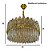 Lustre Pendente Skylight Lor Redondo Dourado 4005 - Imagem 2