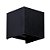 Arandela Blumenau Free Led Quadrado Preto 6w 3000k - Imagem 1