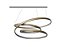 Lustre Pendente Led ADN+ Kira Champanhe 1745 - Imagem 1
