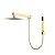 Chuveiro com Desviador Lexxa Gold 4107g - Imagem 2