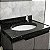 Conjunto de Balcão Cewal 991 Tampo Granito 90cm Narita/Branco - Imagem 6