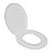 Assento Sanitário Astra Oval Branco Almofadado - Imagem 2