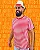 Camiseta Listrada Vermelha e Branca - Imagem 1