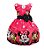 Vestido Luxo Temático Minnie Vermelha E Tam.PP (1 Ano) - Imagem 1