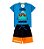 Conjunto Infantil Cool Monster Azul Tam.10 - Imagem 1