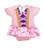 Body Temático Bela Adormecida Princesa Aurora Tam.G - Imagem 1