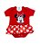 Body Temático Minnie Vermelho Tam.G - Imagem 1
