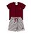 Conjunto Infantil Masculino DLP Vermelho Tam.14 - Imagem 1