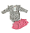 Body com Saia de Plush Pingo Lele Tam.G - Imagem 1