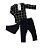 Conjunto 3 Peças Preto Xadrez + Bandana Tam.3 - Imagem 2