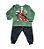 Conjunto Abrange Dino Triceratops Verde Tam.P - Imagem 1