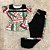 Conjunto Verde Floral Tam.10-12 - Imagem 2