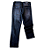 Calça Jeans Skinny Preta Estonada Tam.6 - Imagem 2