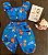 Conjunto Blogueirinha Animais Safari Azul Tam.6 - Imagem 2