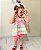 Conjunto Batinha Listrado com Shorts + Laço de Cabelo Tam.1-2 anos - Imagem 1