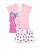 Conjunto Infantil Feminino Interativo Dino Charming Rosa Tam.2 - Imagem 1
