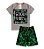 Conjunto Juvenil Masculino Good Vibes Mescla Tam.14 - Imagem 1