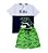 Conjunto Infantil Masculino Interativo Monster T-Rex Brilha no Escuro Tam.1 - Imagem 1