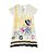Vestido Infantil Manga Curta Menina em Paris Creme Tam.4 - Imagem 1