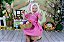 Vestido Liso Rosa Tam.3 - Imagem 3