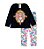 Conjunto Infantil Feminino Meia Estacao Ursinha Coroa Preto Tam.2 - Imagem 1