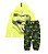 Conjunto Infantil Meia Estacao Menino C/Capuz Dino Roarr VerdeTam.12 - Imagem 1