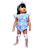 Romper Azul com Coelhinhos - Imagem 1