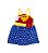 Vestido Mulher Maravilha Bebê Tam.P - Imagem 1