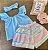 Conjunto com Shorts Colorido Com Faixa de Cabelo Tam.1-2 anos - Imagem 2