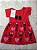 Vestido Minnie Vermelho Algodão Tam.P - Imagem 3