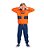 Conjunto Masculino Infantil Monster Hugs Laranja Tam.8 - Imagem 1