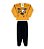 Conjunto Infantil Moletom Cachorro Marrom Tam.4 - Imagem 1