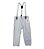 Calça com Suspensório Branco Tam.M (4-5 Anos) - Imagem 1