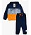 Conjunto Infantil Menino Moletom Com Capuz Monstro Tam.12 - Imagem 1