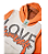 Conjunto Infantil Love  Saia Laranja Com Capuz Tam.2 - Imagem 2