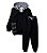 Conjunto Infantil Menino Moletom Preto com Capuz Tam.12 - Imagem 1