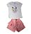 Conjunto Snoopy Shorts Babado Tam.4 - Imagem 1