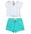 Conjunto Fashion Trick Nick com Shorts Bordado Tam.M - Imagem 1