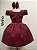 Vestido Luxo Pop Colors Vinho Tam.4-5 Anos - Imagem 3