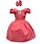 Vestido Luxo Pop Colors Coral Tam.4-5 Anos - Imagem 1