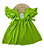Vestido Pop Colors Melina Verde Tam.2 - Imagem 1