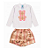 Conjunto Infantil Feminino Urso Xadrez Tam.4 - Imagem 1