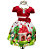 Vestido Temático Chapeuzinho Vermelho C Tam.P (2-3 Anos) - Imagem 2